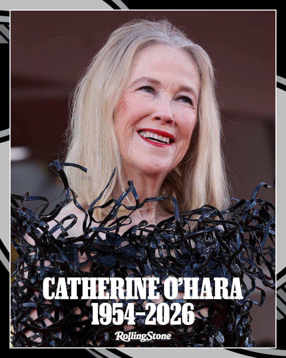 RollingStone's tweet image. Catherine O’Hara, a Comedy Great from ‘SCTV’ to ‘Schitt’s Creek,’ Dead at 71

The celebrated actress was also known for her appearances in the Home Alone movies and many collaborations with Christopher Guest.

Access the free article here: rollingstone.com/tv-movies/tv-m…