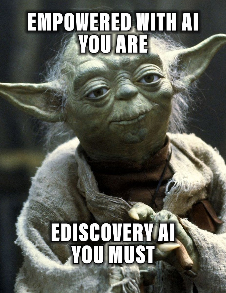 eDiscovery AI tweet media