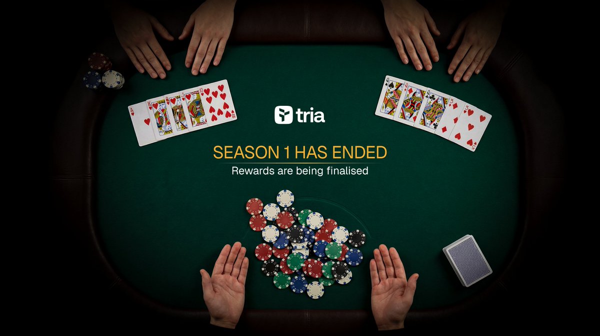 Tria Points Season 1 has ended.
Final rewards details coming soon.

Season 2 begins in 24 hours.
Any activity from now onward counts toward Season 2. Keep stacking