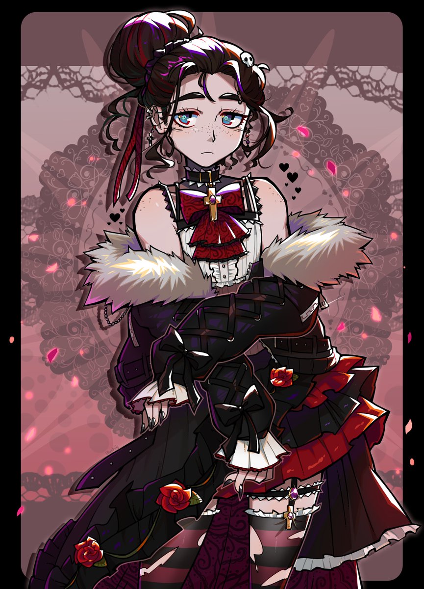 「Pretty goth pretty (Comm for Otto)」|❄✨ Blushily ✨❄ (Comms full!)のイラスト