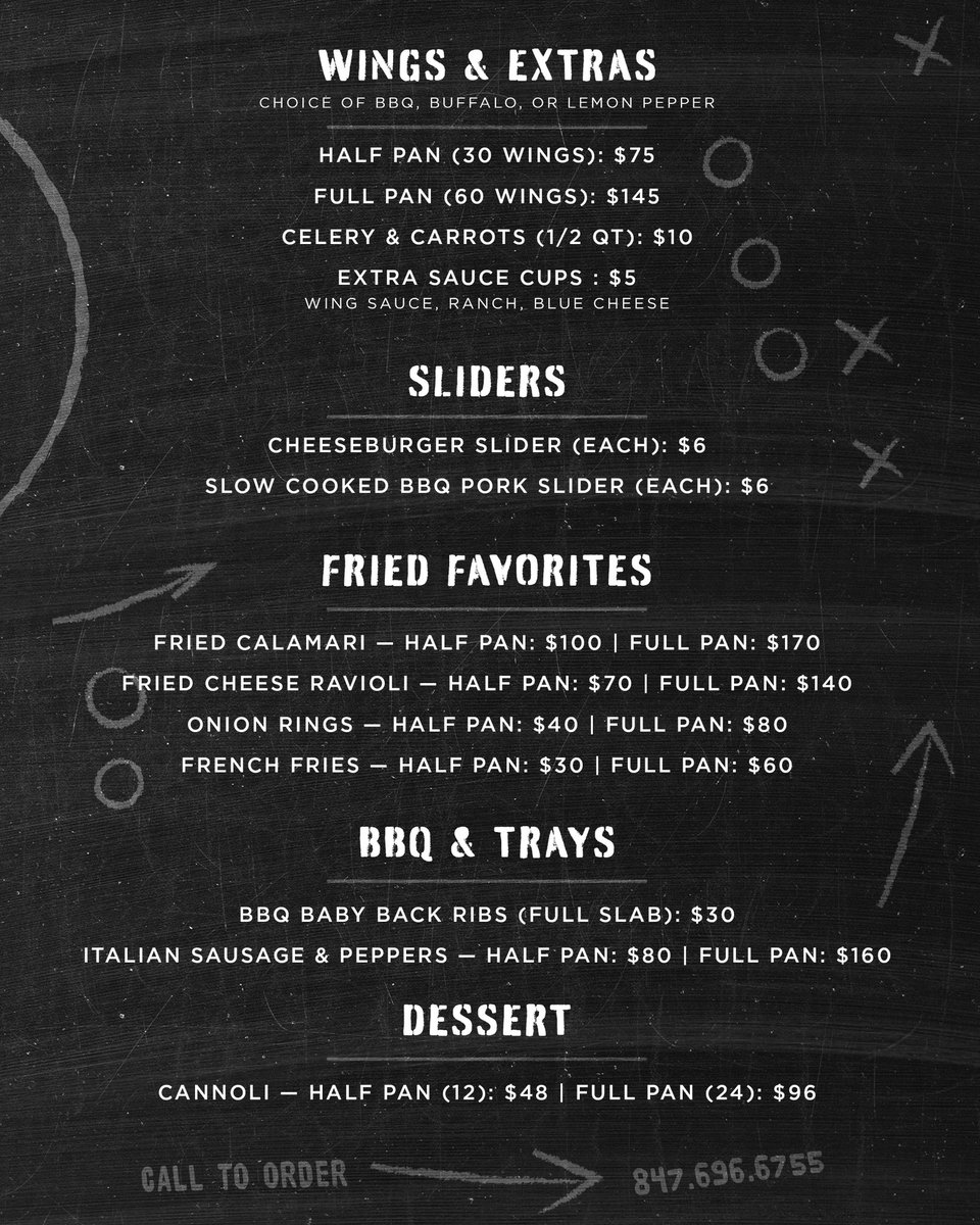 Game day plans? Stefani Prime has the food covered.
Super Bowl Sunday à la carte catering is available for pickup on February 8 from 1:30–4:30 PM. Be sure to order by Friday at 5 PM.

Who’s taking the win this year? Let us know 👇🏈🔥