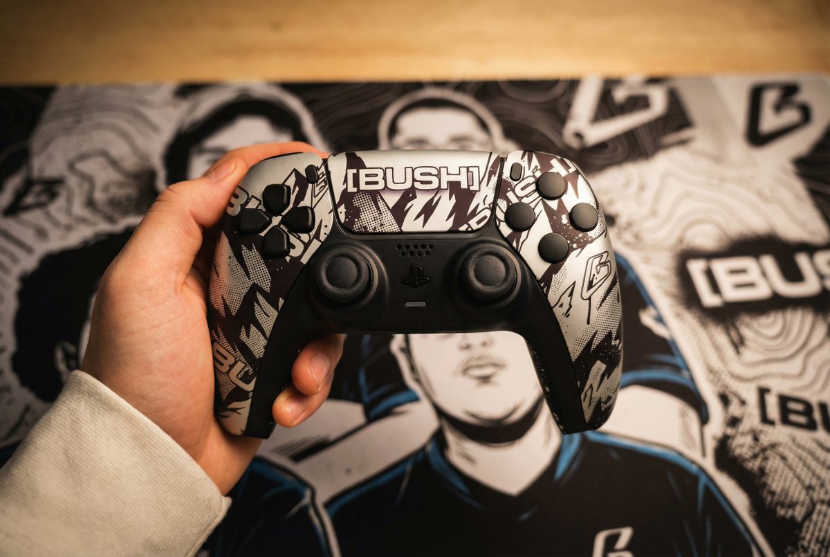 CinchJake's tweet photo. Hey @tBushGaming, whipped these up this morning at my small gaming shop. 

Would love to send them your way! Thanks for keeping the scene hot this year. 

@lilsamsquanch66 @Jerrythekid21 @ConnorMook_ https://t.co/7wvD6SXVZN