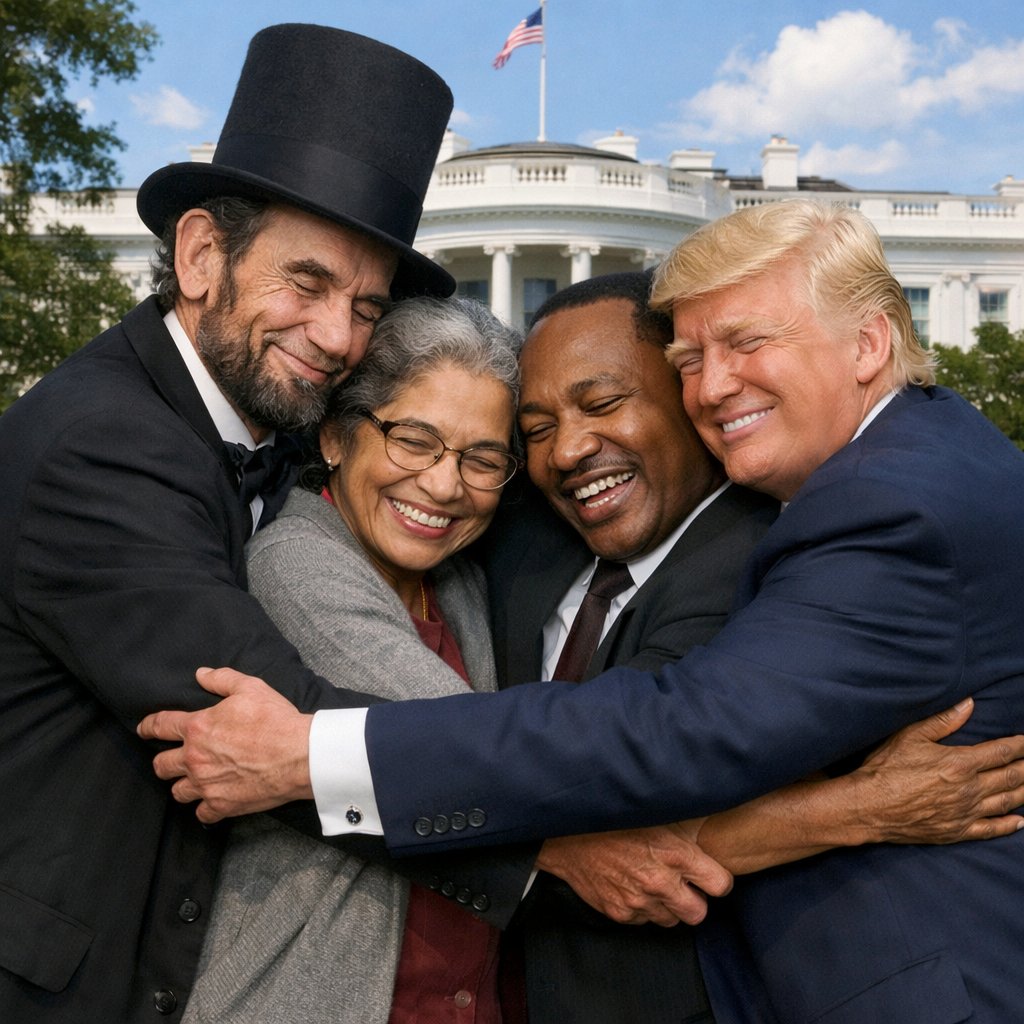 michaelmalice's tweet image. The fact that an unarmed black man like Don Lemon was simply arrested instead of murdered in cold blood shows that racism is no longer an issue in America.

RT to thank President Trump for ending racism