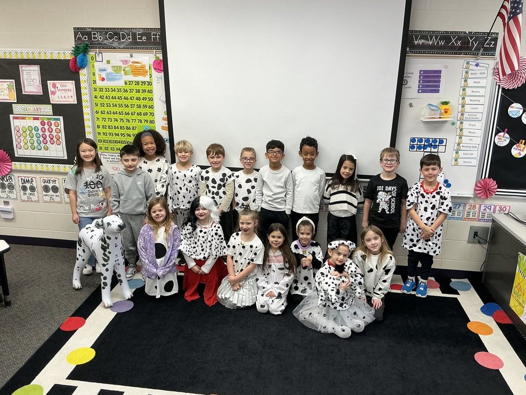 Spotted in the classroom 👀🐶
Celebrating the 101st day of school Dalmatian-style—101 days of learning and growing! #PCES #SpringHillSchools