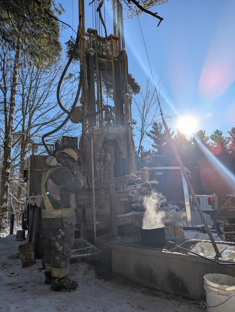 A frosty flashback to this time last January…#Aardvark drill crew Donny and Nate, along with the OGS, were PQ Soil Coring in Elora in -23 Celsius! Let’s hope February is a little milder and the groundhog predicts an early Spring in a few days.
