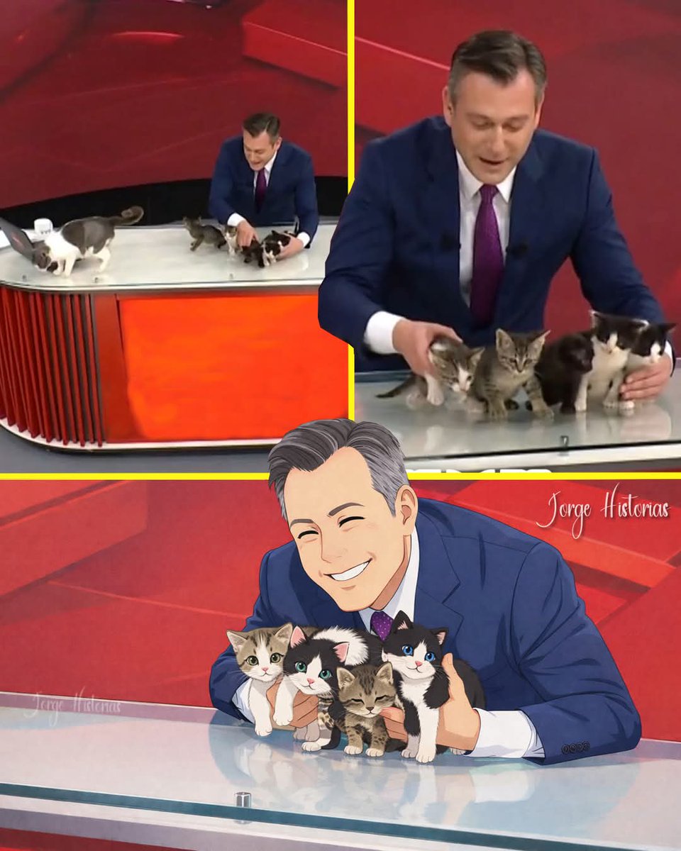 En Turquía, una transmisión de noticias tomó un giro inesperado cuando una gata decidió que el estudio de televisión era el lugar más seguro para dar a luz y mostrar orgullosa a sus crías frente a las cámaras.

Había entrado días antes buscando refugio y ahí mismo tuvo a sus