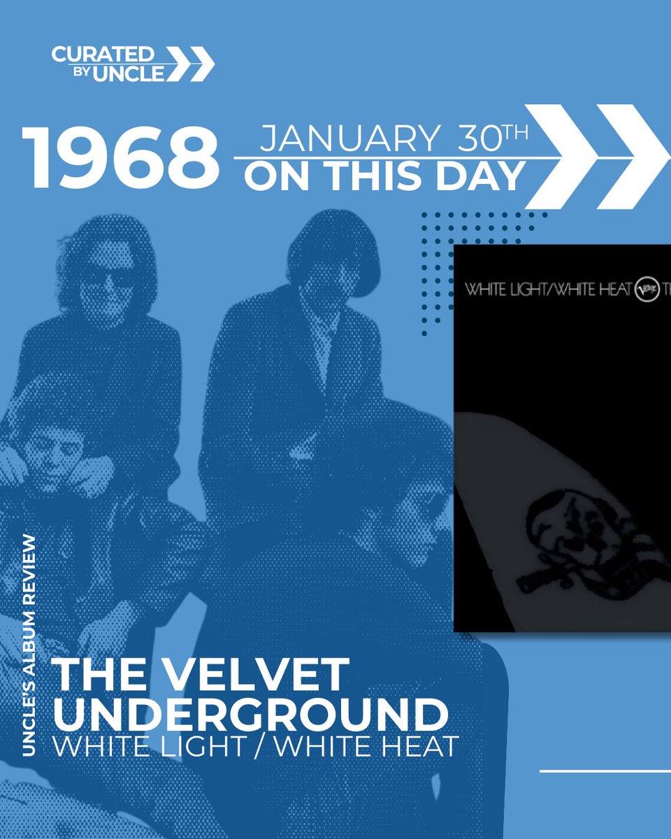 CuratedByUncle's tweet photo. 📆 Released On This Day In 1968 🎶 

The Velvet Underground | White Light, White Heat 

58th Anniversary Vinyl Album Review 🎧 

#velvetunderground #loureed #onthisdayinmusic #experimentalrock #musicrecommendation https://t.co/tSUCbjFR7L
