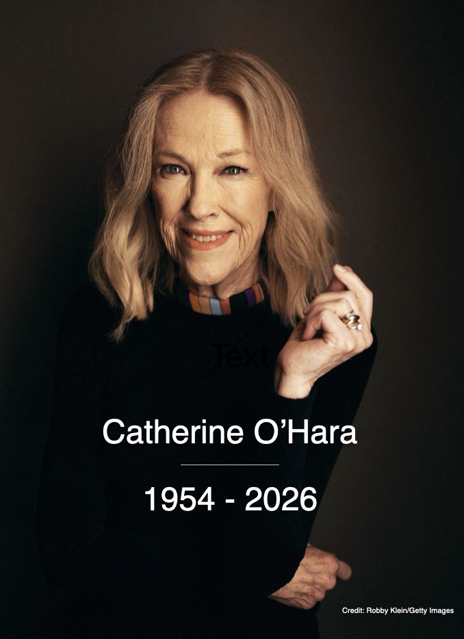 consequence's tweet photo. Catherine O'Hara, the singular Hollywood force whose chameleonic brilliance defined a generation of comedy and improv across SCTV, Home Alone, Best in Show, and Schitt’s Creek, has died at the age of 71. https://t.co/35kfypVLW3