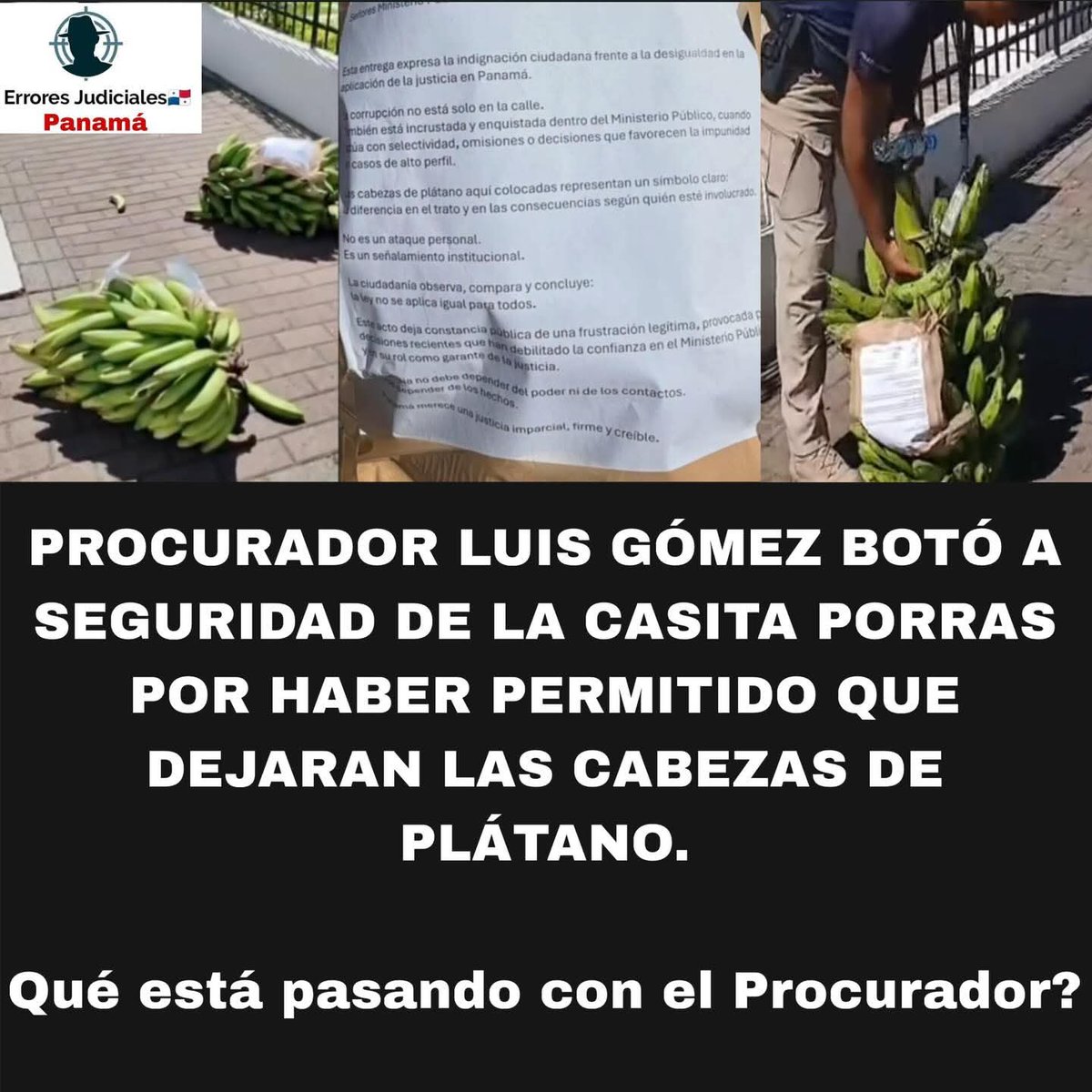 EMorgan05's tweet photo. Qué culpa tiene el pobre funcionario de eso? Horrible forma de proceder @PGN_PANAMA https://t.co/nxaf3iWbSl