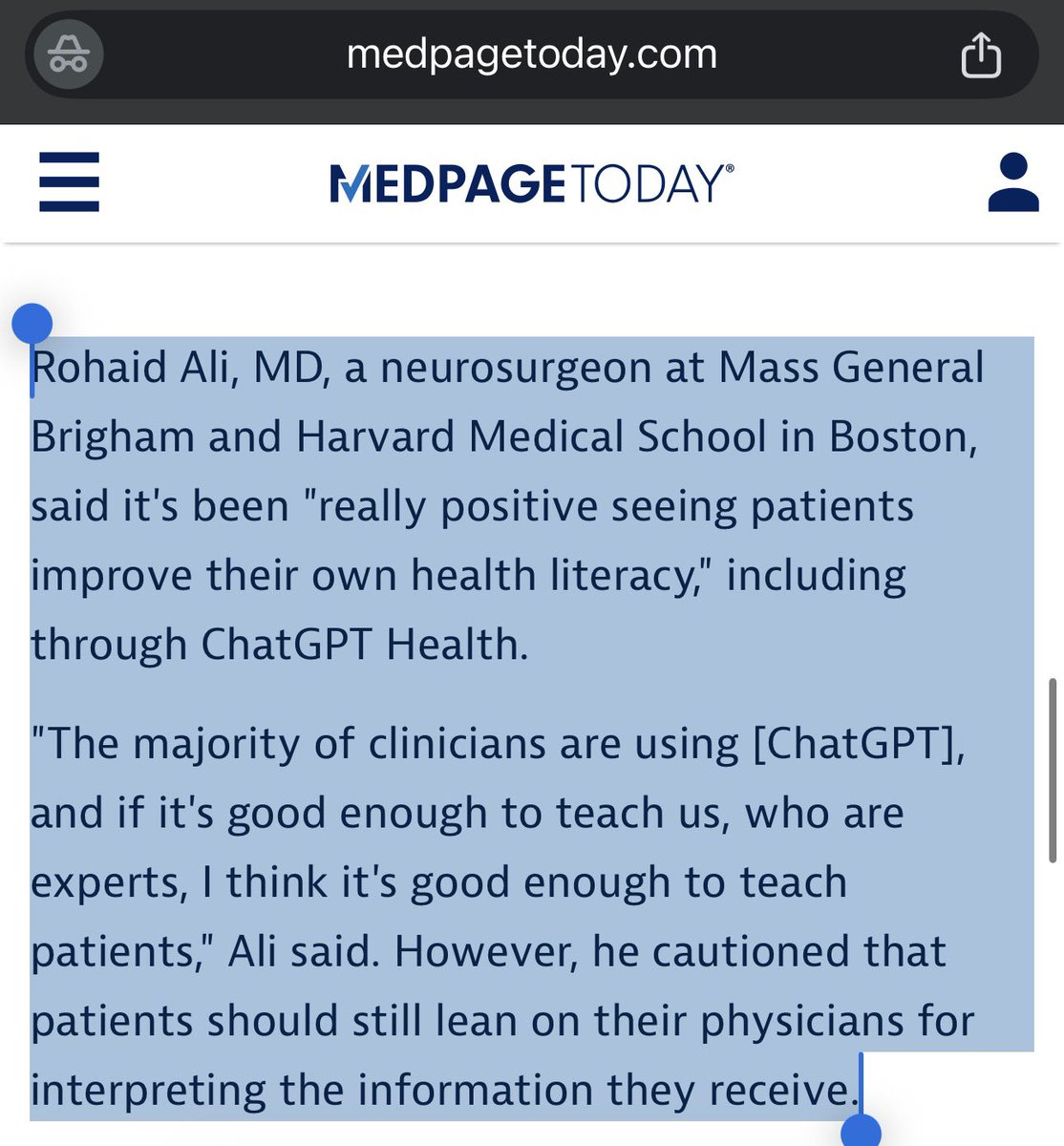 Rohaid Ali, MD tweet media