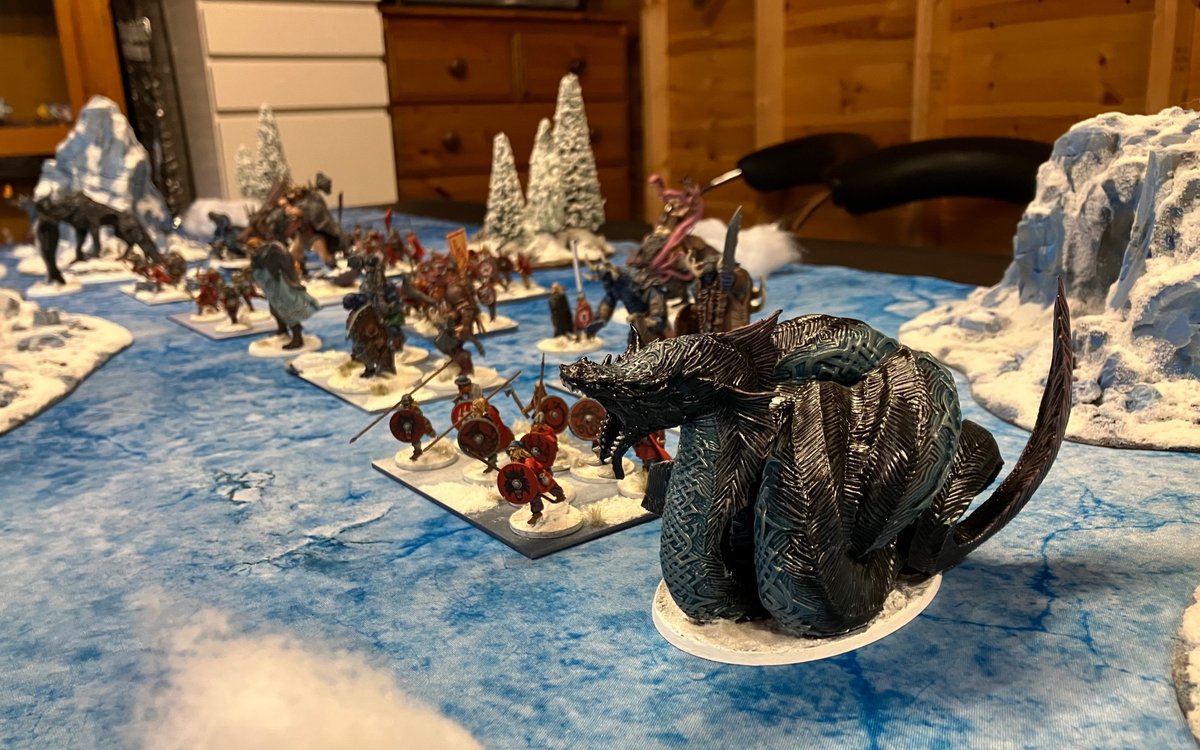 gareth_lane's tweet photo. Midgard Norse Mythology - A brand new terrain layout and two new armies ready to do battle across the frozen plains of Midgard. Thor leads the righteous whilst Loki commands the forces of evil during the time of Ragnarök. #28mm #Midgard #Norse https://t.co/ear9xJXrj3