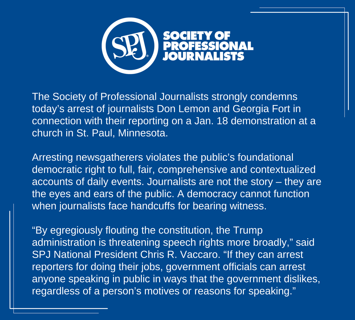Society of Professional Journalists tweet media