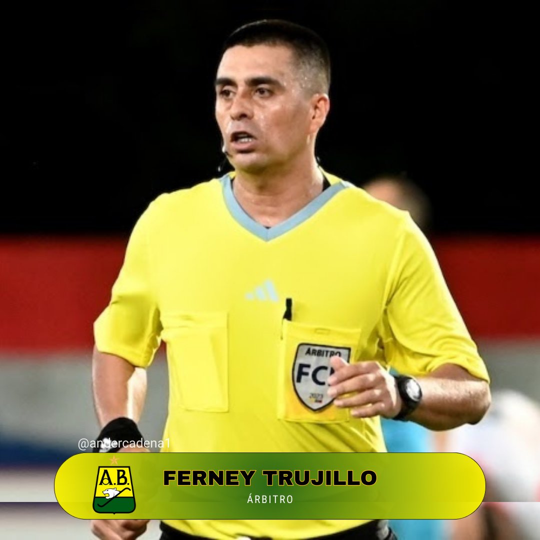 🚨 𝗕𝗨𝗖𝗔𝗥𝗔𝗠𝗔𝗡𝗚𝗔 vs 𝗔𝗟𝗜𝗔𝗡𝗭𝗔
ᴛᴇʀɴᴀ ᴀʀʙɪᴛʀᴀʟ

 • Central: Ferney Trujillo

• Asist. 1: Javier Patiño
• Asist. 2: Diego Urrego
• Cuarto árbitro: Jorgin Camacho

• VAR: Nicolás Gallo
• AVAR: Juan Holguín

📅  Dom 1, Feb 2026
⏰️  2 : 0 0  PM