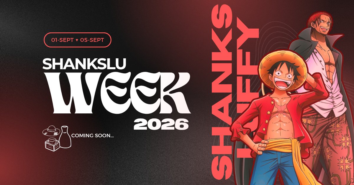 Something is brewing...⏳Are you ready?🍶👒
#ShanksluWeek2026