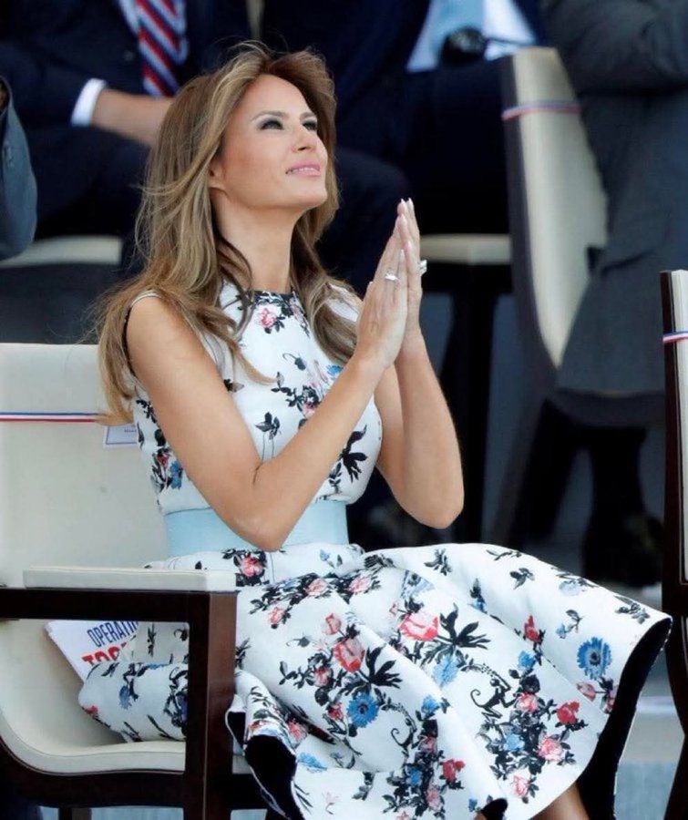 Trump_Jr_Q's tweet image. The most beautiful First Lady in the modern history of United States. 

Drop a ❤️ if you agree!