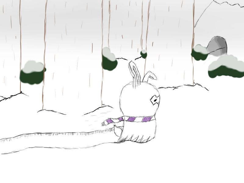 BobOrSomeShit's tweet photo. 🌨️🐰🧣🌲 https://t.co/PUHIhaZeJq