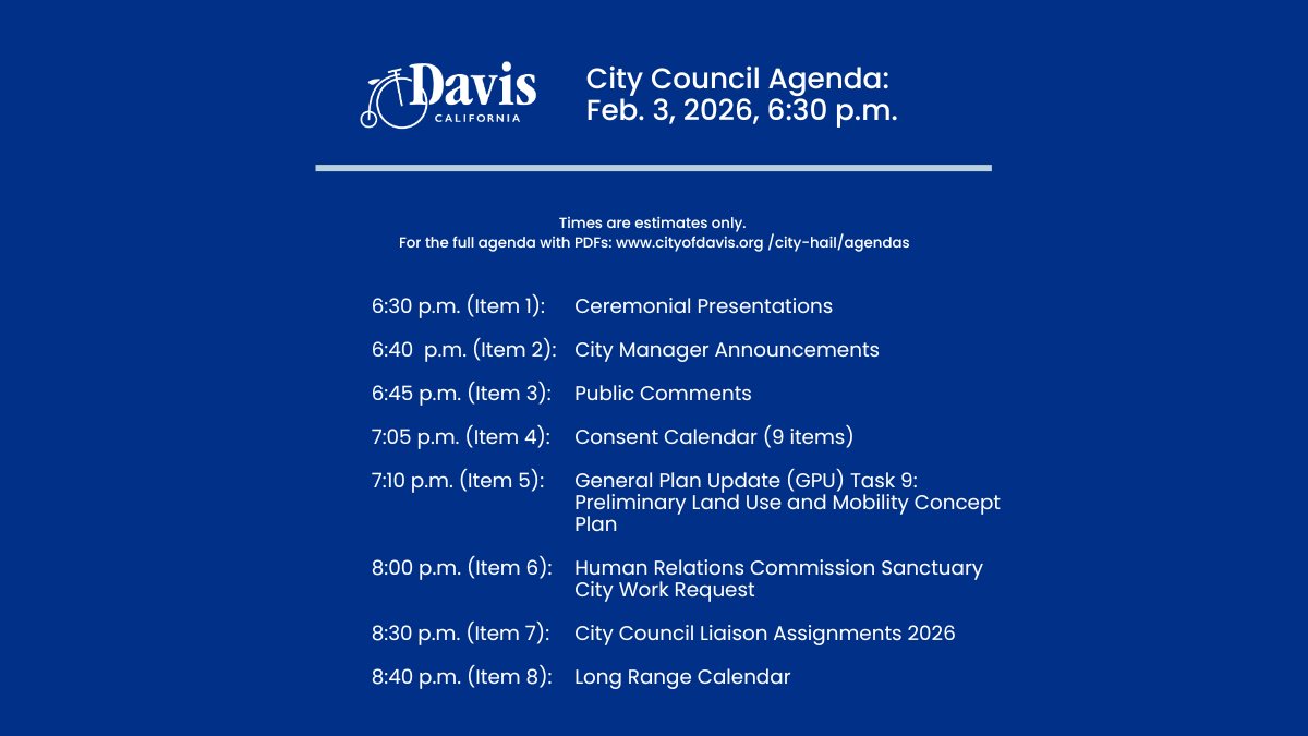 City of Davis tweet media