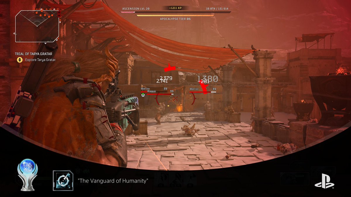 HitmanCaponePSN's tweet image. Well Platinum #77 
Really enjoyed this game. A very underrated co-op game

#Outriders
#TrophyHunter
#Pyromancer

#