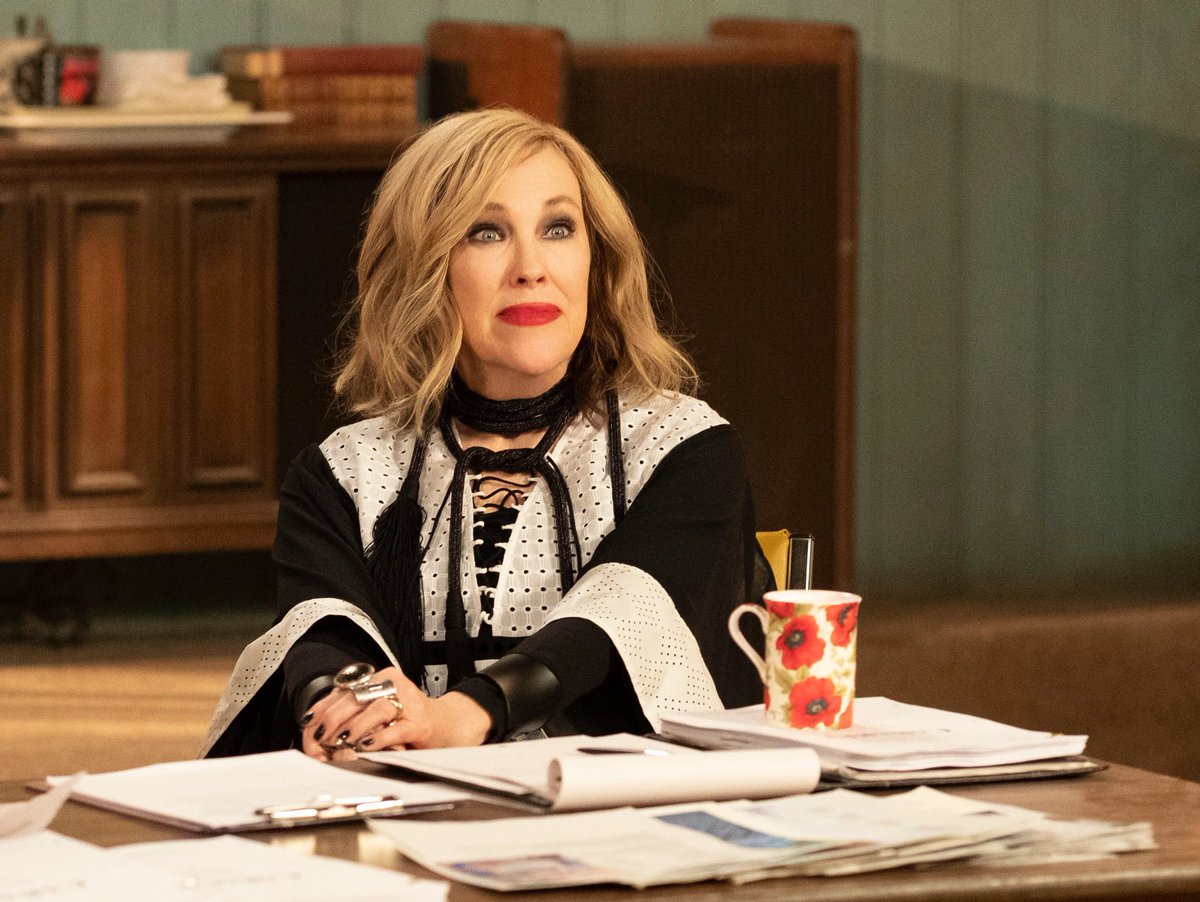 TylerCWhitmore's tweet photo. Schitt’s Creek is one of my all-time favorite comfort shows. The tragic comedy of the character of Moira Rose was only as iconic as it was thanks to Catherine O’Hara’s effortless ability. 

Far too young. She will be sorely missed ❤️ https://t.co/RaFpkP1mt2