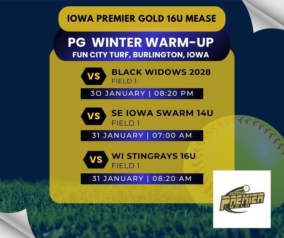 🔥 Weekend Schedule ⬇️ 🥎 

👀 Check us Out!
📺💻web.gc.com/teams/umjmRM3p…