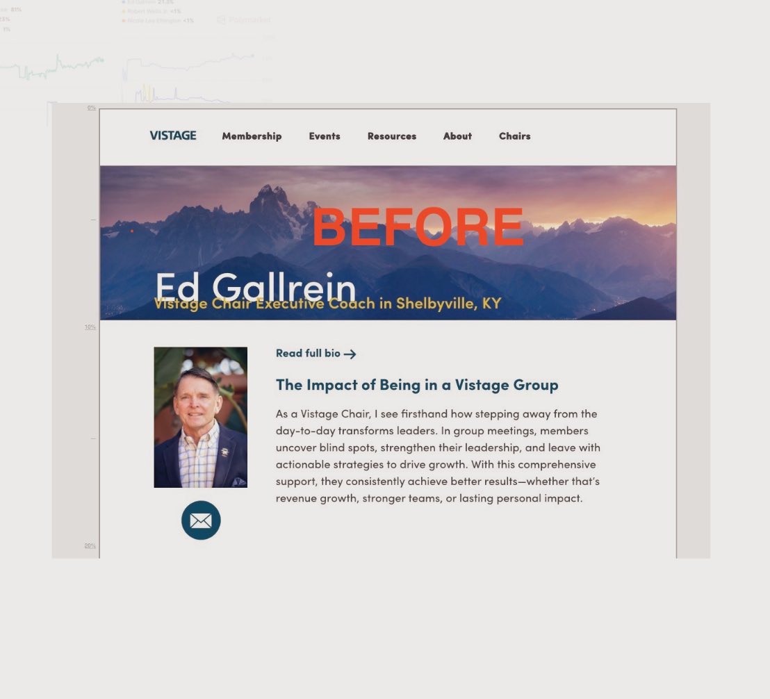 MassieforKY's tweet image. Woke Eddie is covering his tracks.

His profile was recently scrubbed from the DEI coaching co. he chaired — link now goes to a signup page.

Diversity &amp;amp; Inclusion was also erased from the menu.

Too late Ed, we saved the receipts.
archive.is/6vLkX
app.vistage.com/sites/s/chairs…