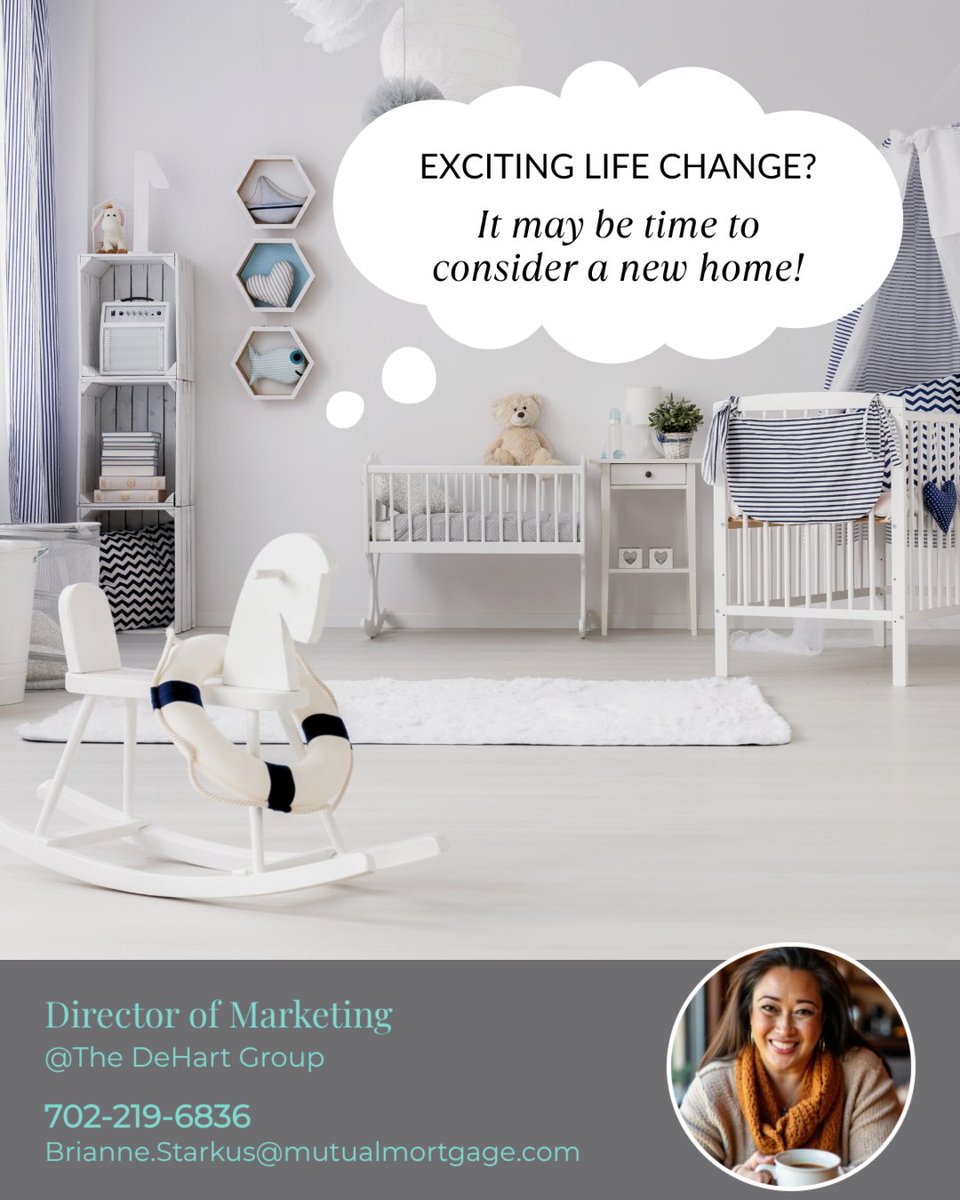 VegasMomIRL's tweet image. Are you a growing family? Your home might not fit like it used to.

If your space feels cramped or your needs are changing, it might be time to explore new options. 🏡 Send me a DM today, and let’s find a home that grows with your family!

#familyhome #upsizing #bristarkus