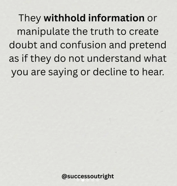 NarcissistBox's tweet photo. #narcissists #maniplulators #withhold #gaslighting https://t.co/goONtTYAOH