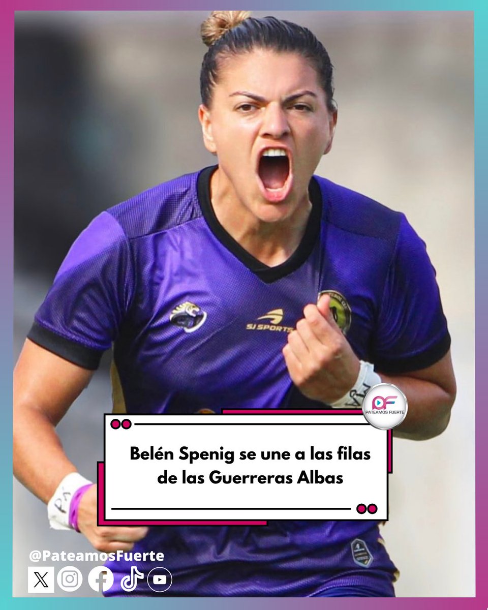 🤯 El nuevo grito de gol de las Guerreras Albas 🤍

💪 Desde Argentina 🇦🇷 llega Belén Spenig para vestir la camiseta del equipo albo 🤍

#PateamosFuerte