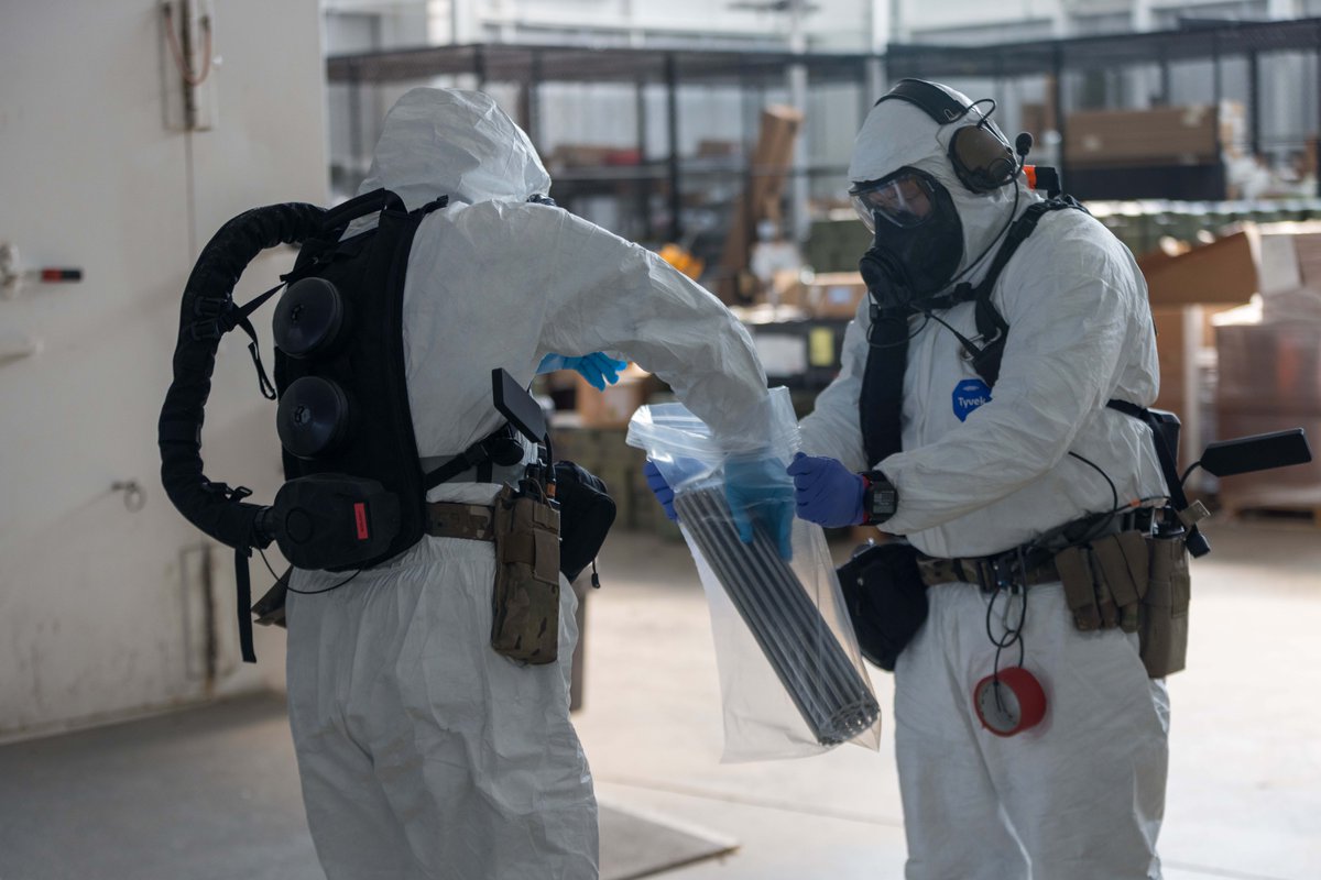 20thCBRNE's tweet photo. Soldiers from the 20th CBRNE Command’s Nuclear Infrastructure Exploitation Teams 1 and 2 completed an eight-day integrated training exercise with three CBRNE Response Teams from the 110th Chemical Battalion on Aberdeen Proving Ground, Md, Jan. 21, 2026.

#LibertyWeDefend https://t.co/14v6UeJh7C