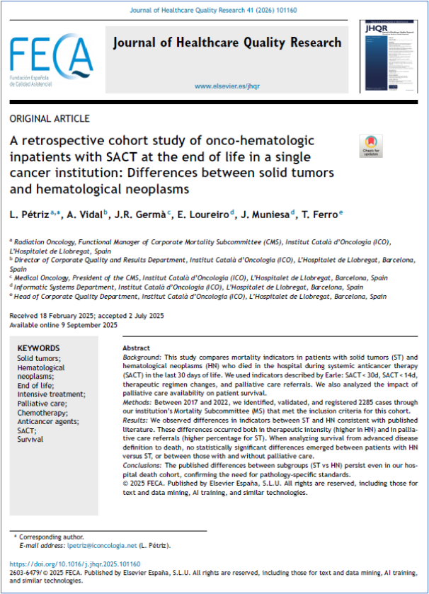 Journal of Healthcare Quality Research tweet media