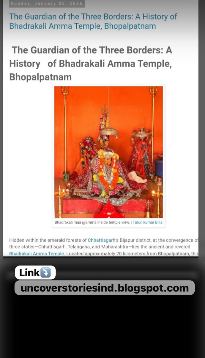 itstarunkumar1's tweet photo. "The bells chime, the colors bloom, and faith takes flight 🔔. From the scenic hilltop to the sacred temple circle, dive into the timeless traditions of Bonalu. Read the full story now!☘️"
Link⤵️
https://t.co/wqXnQbfq37
.
#Trending #viral #Medaram #MedaramJathara2026 #bjp #Stock https://t.co/H2m6SKKgKD