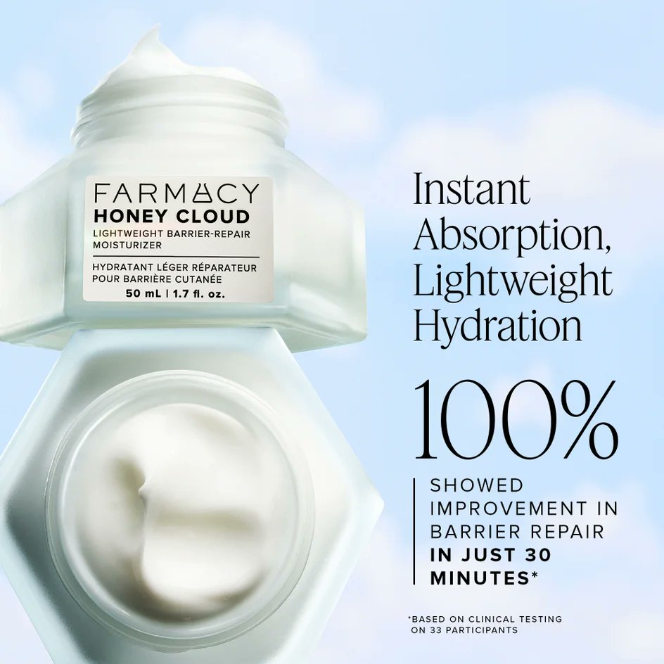 a_cheryll76411's tweet photo. GET 15%OFF✅
Farmacy Honey Cloud Moisturizer. 
💫HURRYUP 💫
GetNow:https://t.co/5pDulXG66J
Bouncy and weightless on the skin, the Farmacy Honey Cloud Lightweight Moisturiser (50ml) is designed to deliver lasting hydration.
#Farmacy #skinhydration 
#Hydrate #UKSkincareproducts https://t.co/3SOkDrd3HG