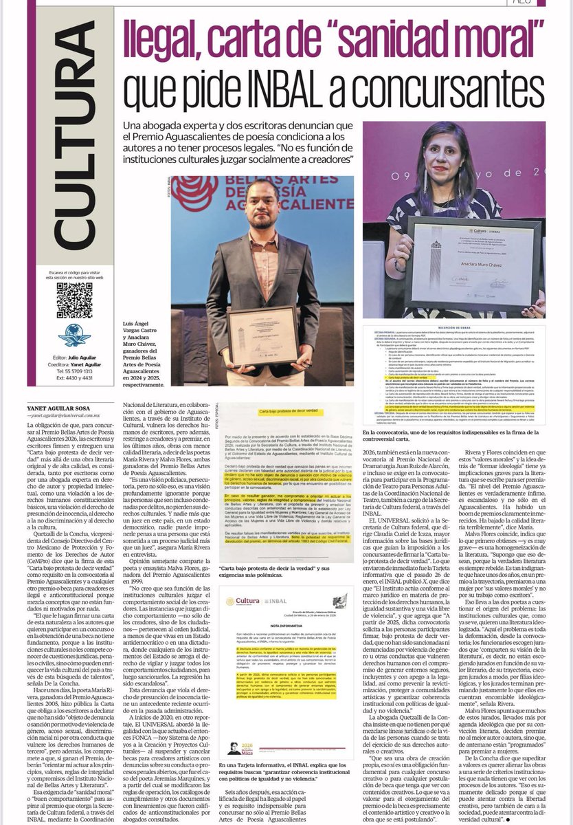 Hoy, sobre los premios literarios, Jorge Cuesta, el maltrato a las mujeres y otras cositas.