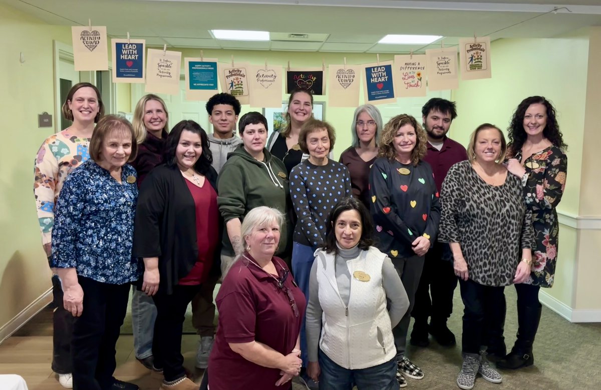 FairviewHudson's tweet image. Happy National Activity Professionals Week!🎨🎶💙Thank you to our amazing Activities team for the joy, connection, creativity, and heart you bring to our residents every day. We’re so grateful for all that you do! #NAPW #BeyondtheOrdinary