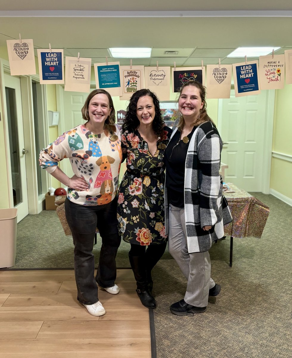 FairviewHudson's tweet image. Happy National Activity Professionals Week!🎨🎶💙Thank you to our amazing Activities team for the joy, connection, creativity, and heart you bring to our residents every day. We’re so grateful for all that you do! #NAPW #BeyondtheOrdinary