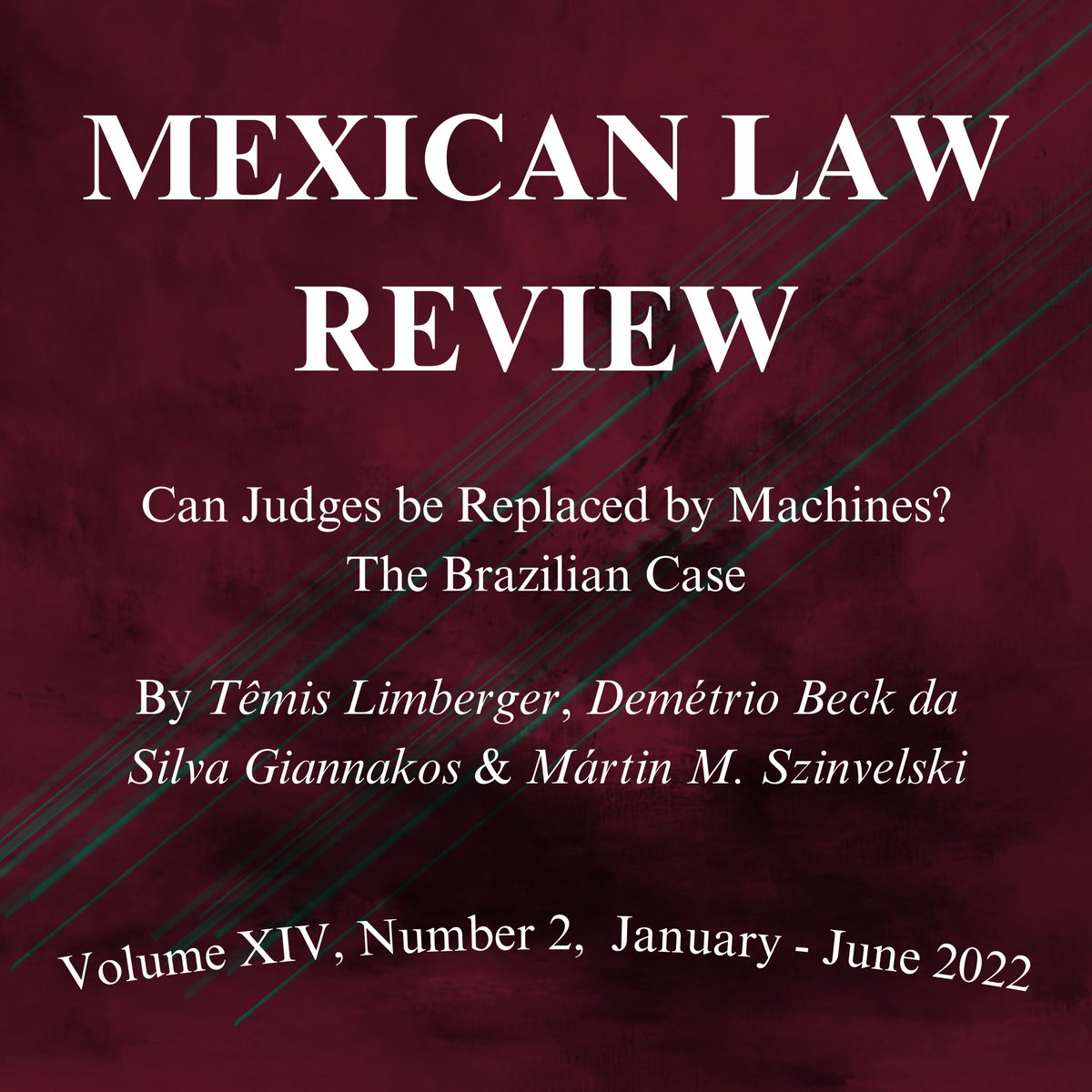MexLawRev's tweet photo. ¿Hasta qué punto es viable la posibilidad de sustituir a los jueces por inteligencia artificial? ¿Cuáles serían sus implicaciones? La recomendación del día es este artículo desde la perspectiva brasileña de esta no tan lejana posibilidad. 🇲🇽🇧🇷
#MLR

🔗: https://t.co/iNJNPzq7wG https://t.co/HgKrGJ6aCf