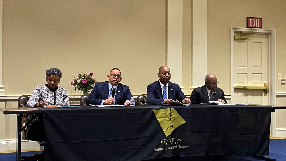 afronews's tweet image. The National Coalition of 100 #BlackWomen and 100 #BlackMen hosted their 2026 Legislative Day, bringing lawmakers and community members together to discuss maternal health and #economicequity in #Maryland. afro.com/maternal-healt…
