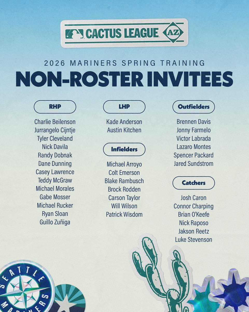 Spring Training is almost here!

Announcing our non-roster invitees to camp this year.

🔗 atmlb.com/4a1jvkH