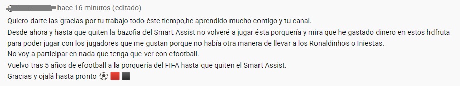Gracias <a href="/Konami/">Konami</a> <a href="/play_eFootball/">eFootball</a> 👏 la desbandada del juego por culpa del smart assist está siendo histórica, el peor invento de la historia de los videojuegos. Encima les obligan a irse al FIFA, que es peor que pegarte un martillazo en los 🥚🥚 #eFootball2026