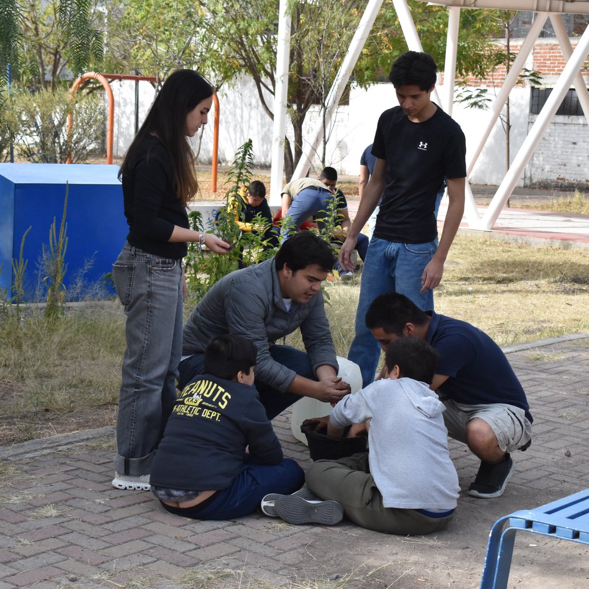 ArticuloCuarto's tweet photo. 🌍 En conmemoración del Día Mundial de la Educación Ambiental, junto a voluntarios del @TECcampusLEO realizamos un taller de bombas de semilla con niñas y niños con autismo de la Fundación Clima Bajío.

🌱💚 Terapia sensorial que también enseña a cuidar el medio ambiente. https://t.co/NMSx4YQauy