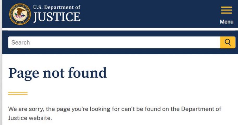 Update: The DOJ removed the files containing the serious allegations against Trump.