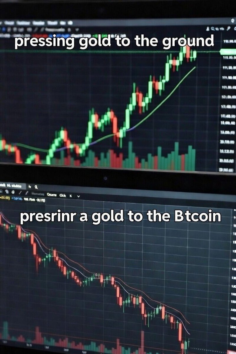 我将把黄金按在地上，Crypto流动性回归！