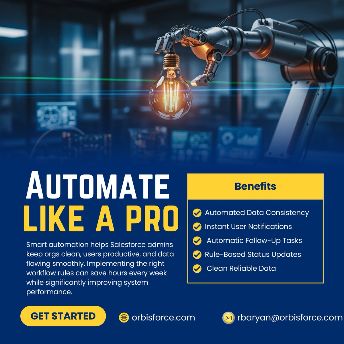 orbisforce's tweet image. Workflow Automation Best Practices
Automate like a pro! ⚙️ 5 workflow rules every Salesforce admin should implement today.
What's your experience with this? Share in the comments! 👇

#Orbisforce #SalesforceConsulting #WhiteLabelServices
