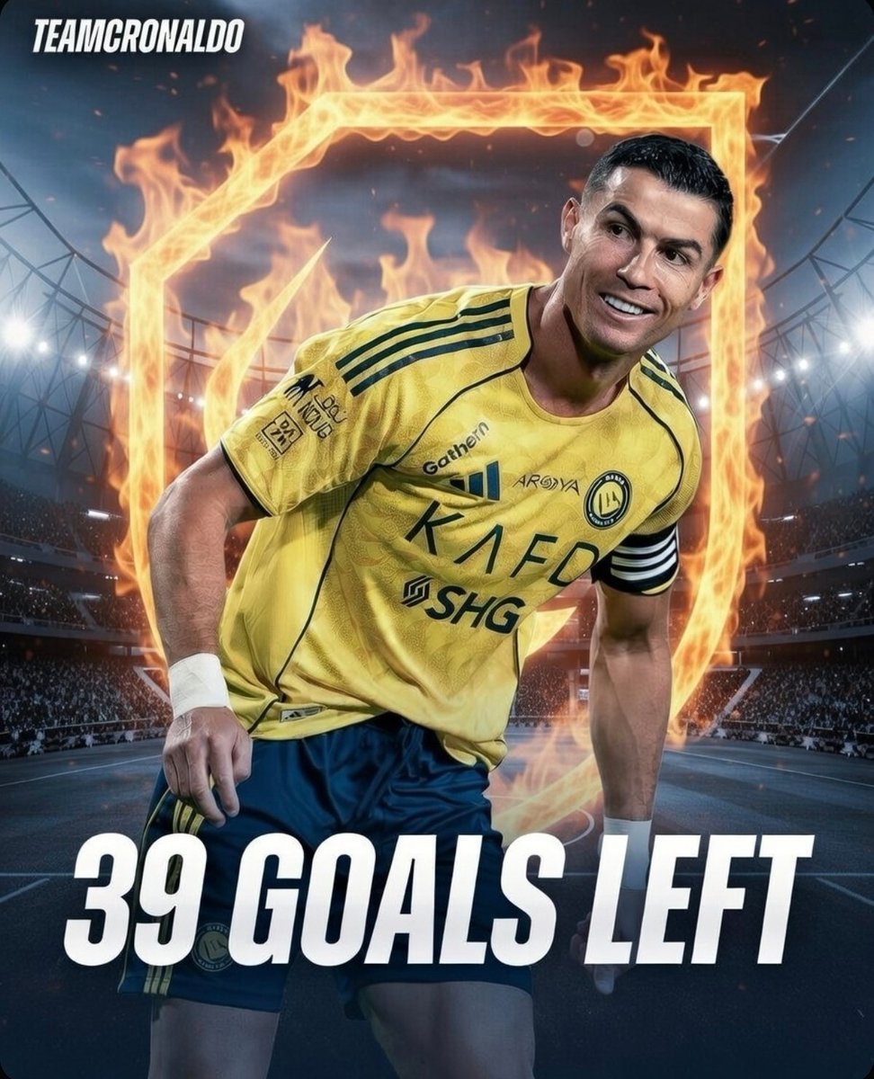 🚨 𝗡𝗘𝗪: Cristiano Ronaldo is 39 goals away from 1,000 career goals