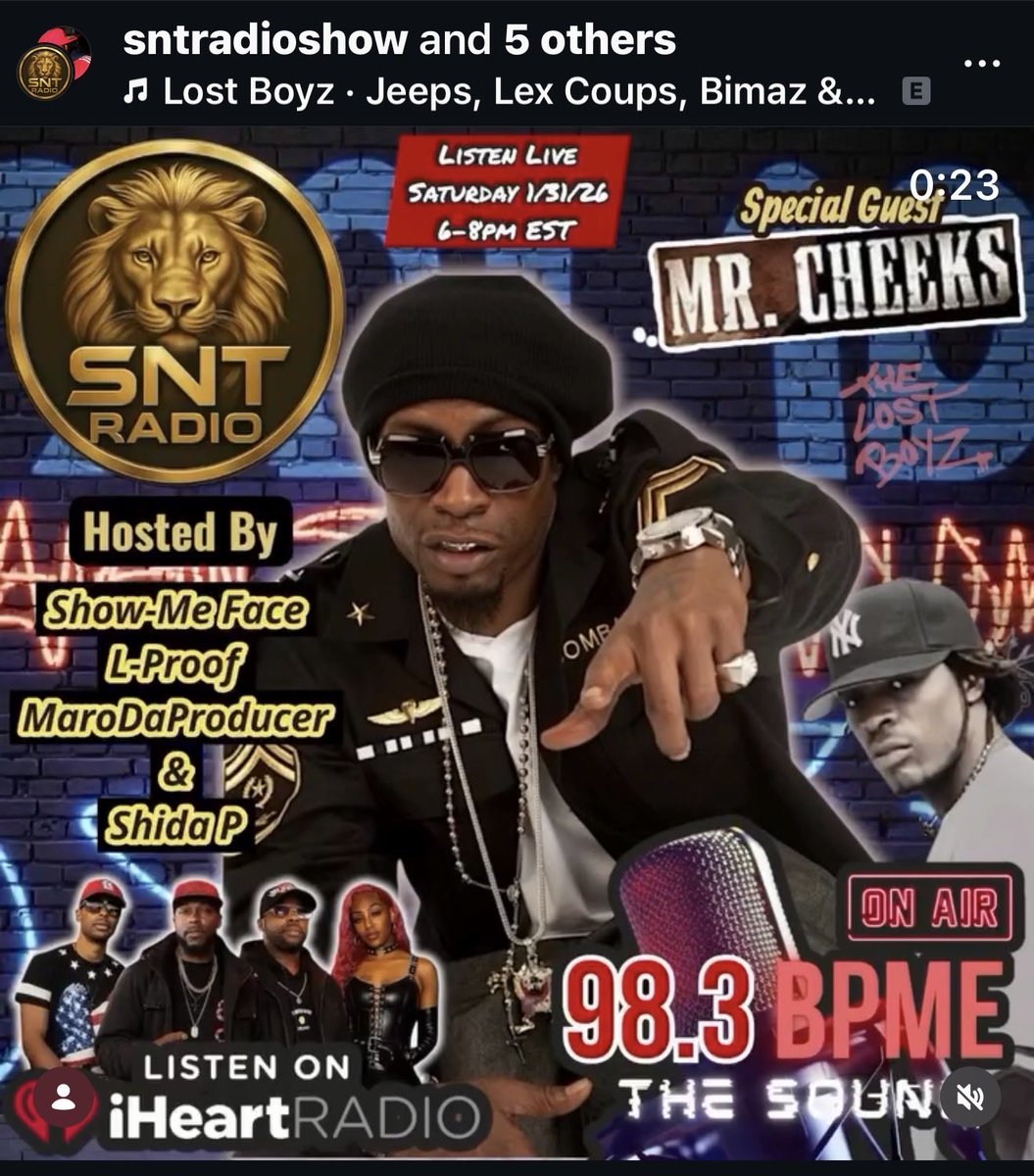 Shidapope's tweet photo. Live tomorrow w/@mrcheekstv tune in on @iHeartRadio #sntradio #98.3bpme the sound https://t.co/McYtuAm3it
