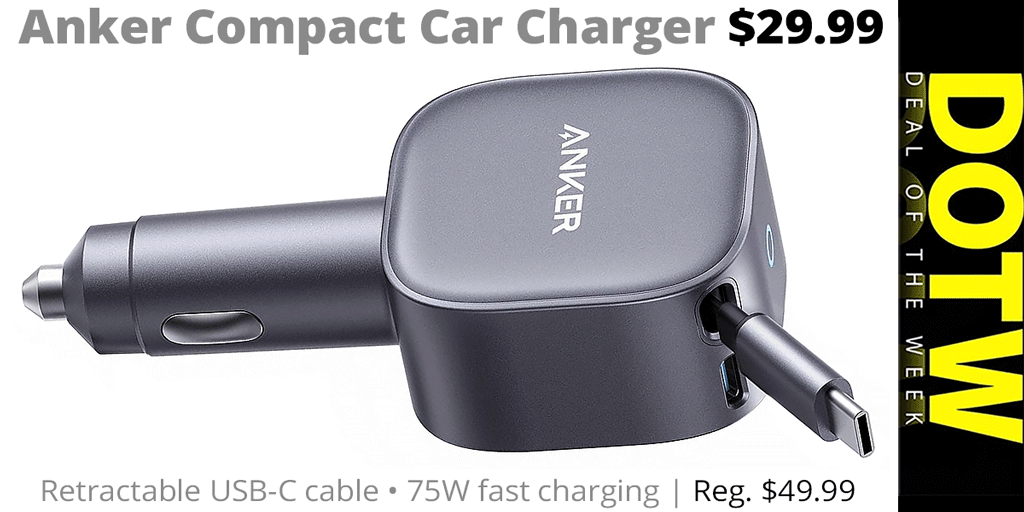 #ConnectingPoint's DEAL OF THE WEEK (1/30/26): Anker Compact Car Charger reg. $49.99; #DOTW sale price: $29.99. Through 2/5/26 while supplies last. | tinyurl.com/ysb9mzde
.
#AnkerCompactCarCharger #AutomotiveAccessories #DealOfTheWeek #RogueValley #TravelEssentials #USB #USBC