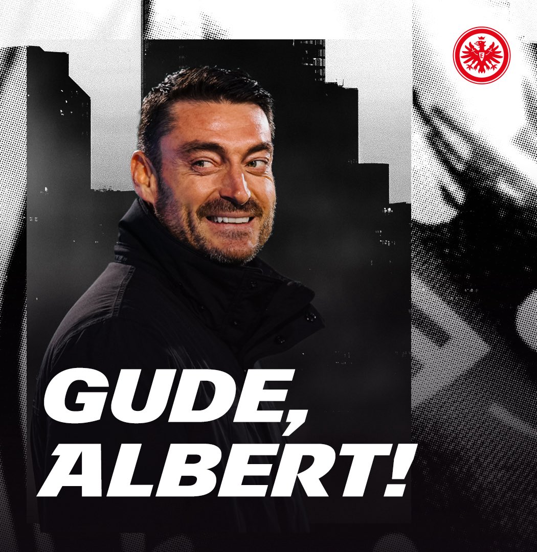 ALBERT RIERA EST LE NOUVEAU COACH DE L’EINTRACHT 🦅

Le technicien espagnol succède donc à Dino Toppmoller. On le connaît notamment en France en tant qu’entraîneur suite à son passage à Bordeaux lors de la saison 23/24

Va nous chercher une place en Europe Albert !