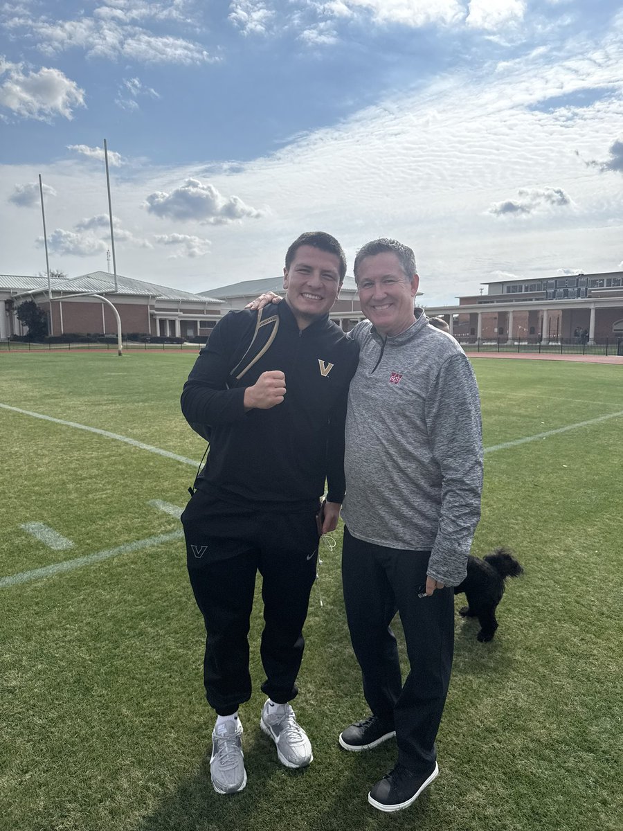 Thanks for being so gracious to everyone today. It was a pleasure to meet you. Best of luck going forward. <a href="/diegopavia02/">Diego Pavia</a> <a href="/UMSWright/">UMS-Wright</a> <a href="/UMS_W_Athletics/">UMS-Wright Athletics</a>