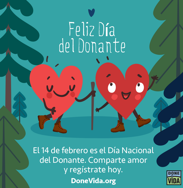Today is National Donor Day! A day to recognize all those who have given and received an organ, eye, or tissue donation and all those awaiting donations! 

You can become an organ, eye, and tissue donor too by going to registerme.org