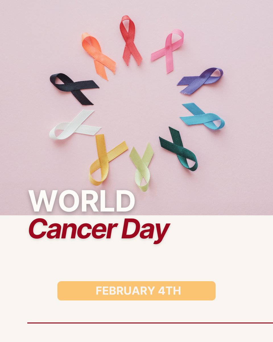 natdayarchives's tweet photo. Today we stand with fighters, survivors, caregivers, and loved ones everywhere. Awareness, hope, and strength matter — today and every day.🎗️ ​#WorldCancerDay https://t.co/DVgemEznvs